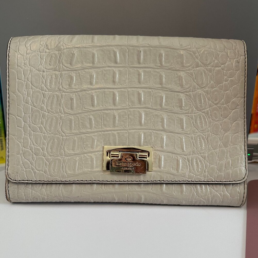 Kate Spade Neutral Clutch